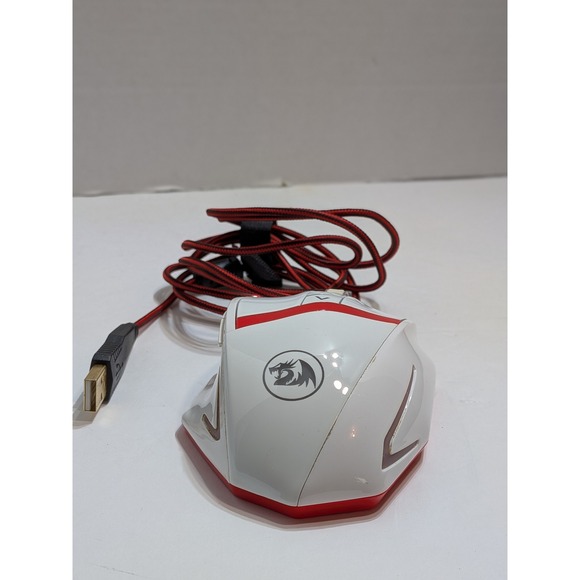 Redragon Other - Redragon Gaming Mouse Unisex OS White Good M801 Mammoth 16400 DPI Wired Laser
